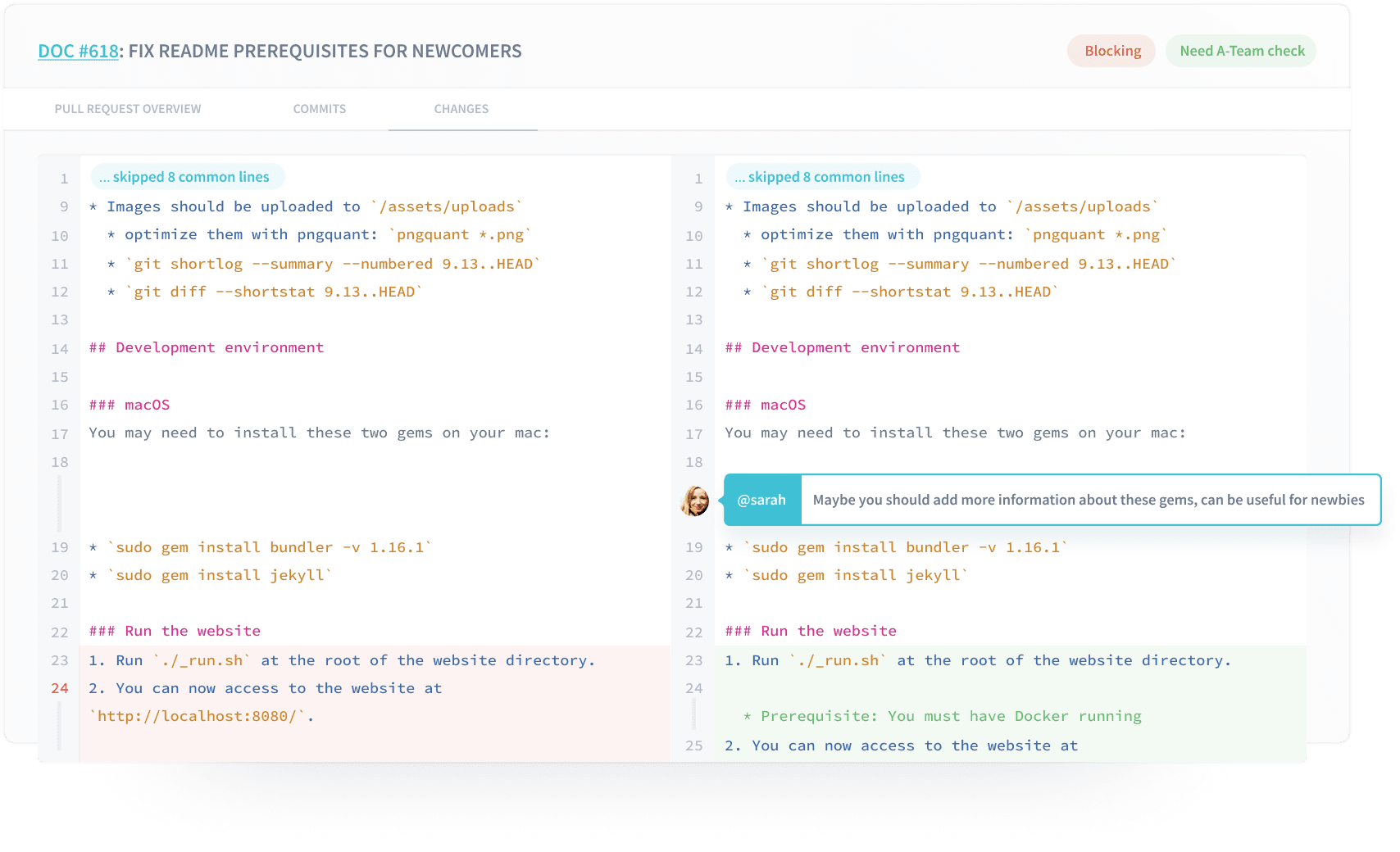Intégration Git Tuleap