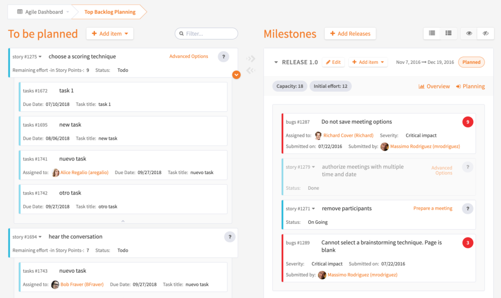 scrum backlog agile project
