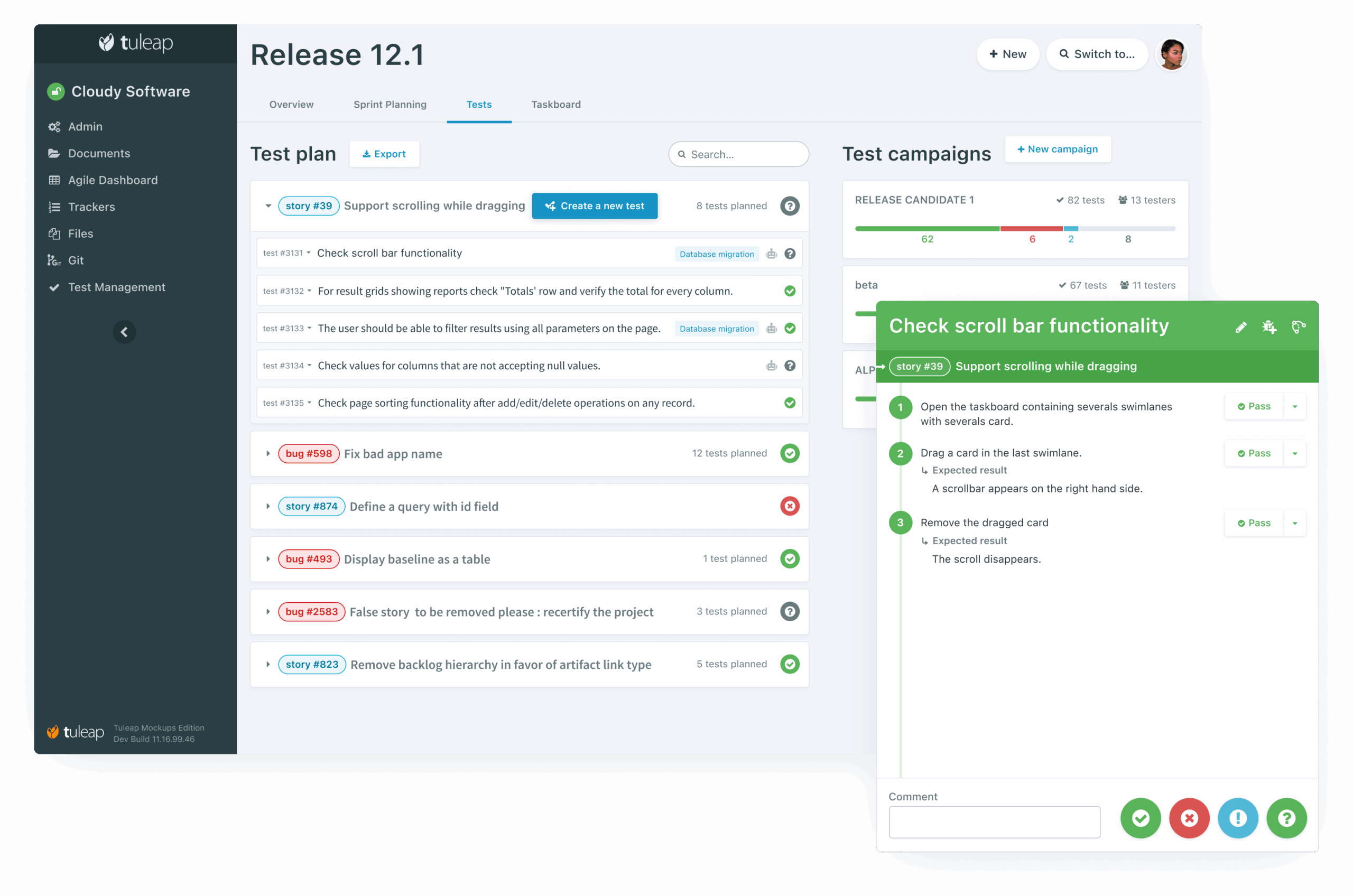 outil alm, assurance qualité, gestion des tests