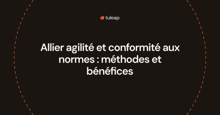 Agilité et conformité