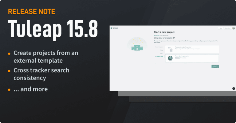 Release note Tuleap 15.8
