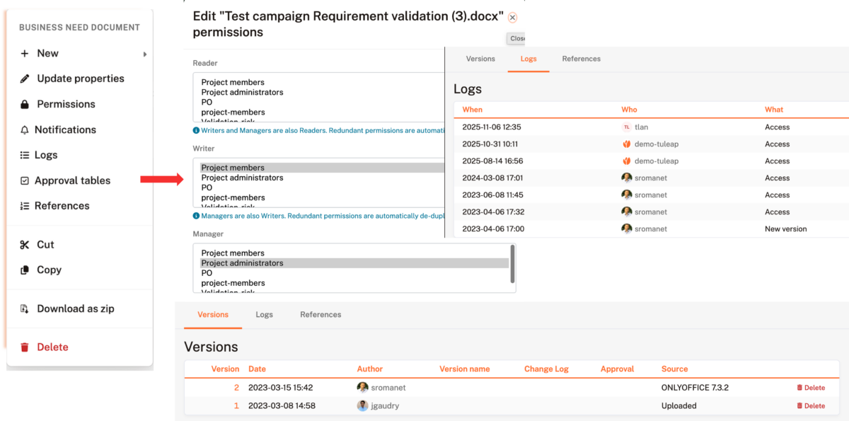 Project documentation – Tuleap - Tuleap